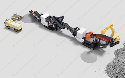 200-625T/H Mobile Crawler Crushing plant