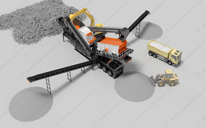 Wheeled Mobile C&D Recycling Plant (50~500 tph Capacity Options)