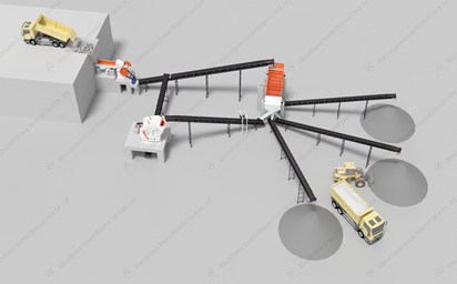 50-80T/H  Soft Rock Crushing Plant 