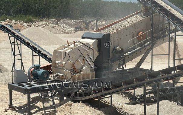 200 TPH Limestone Crushing Project Case — WOCATO TyreMounted Mobile Crushing Solution