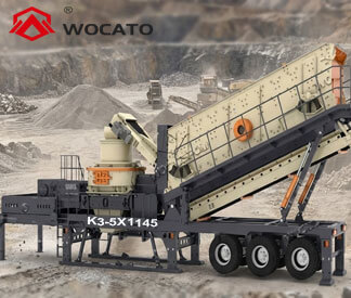 K3 Mobile Wheeled VSI Sandmaking Plant