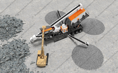 100-200T/H Mobile Wheeled Crushing Plant