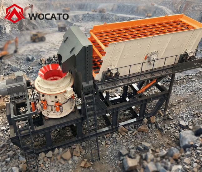 Semi-Mobile Skid Cone Crusher